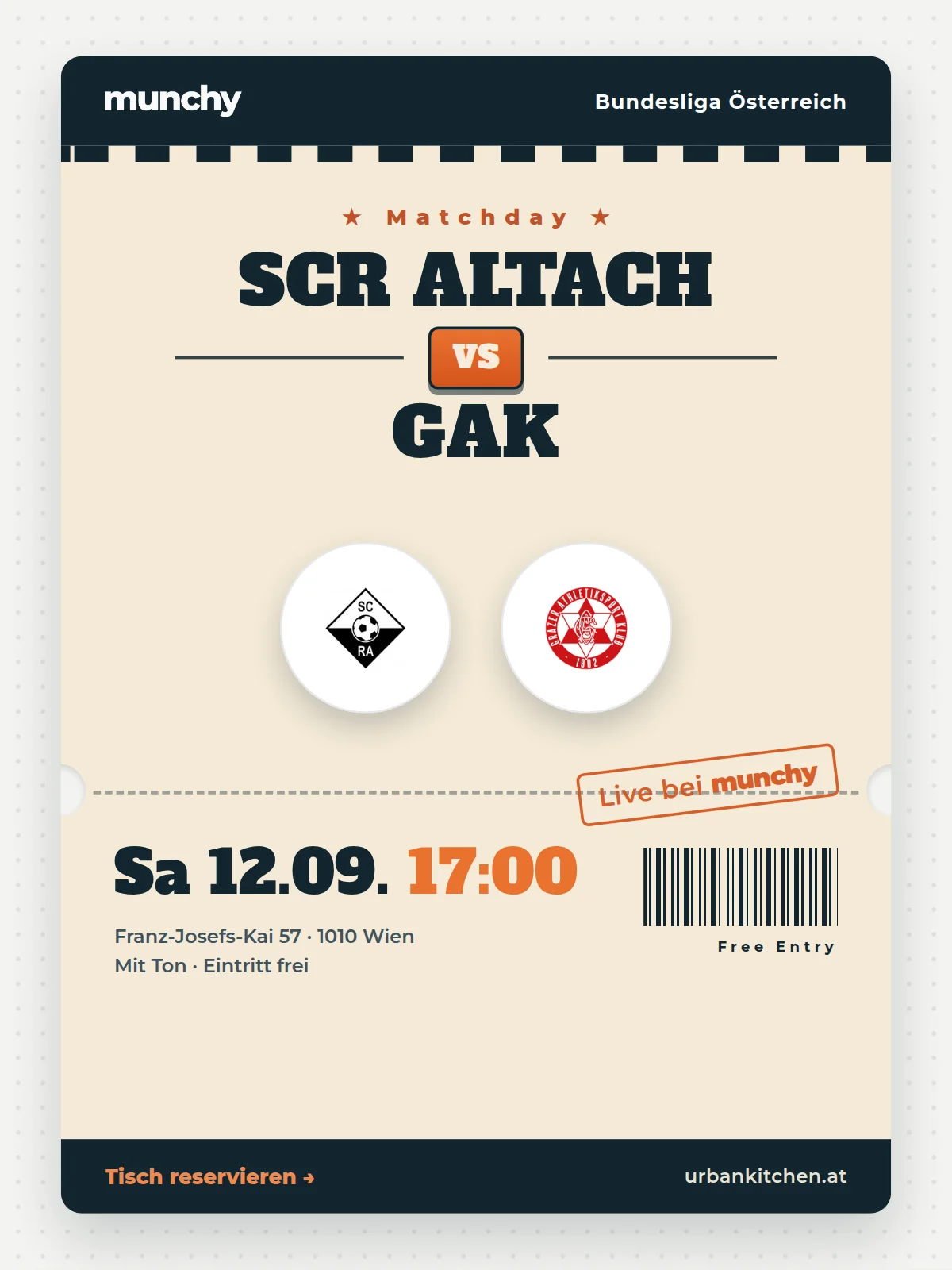 Eventposter SCR Altach &ndash; GAK