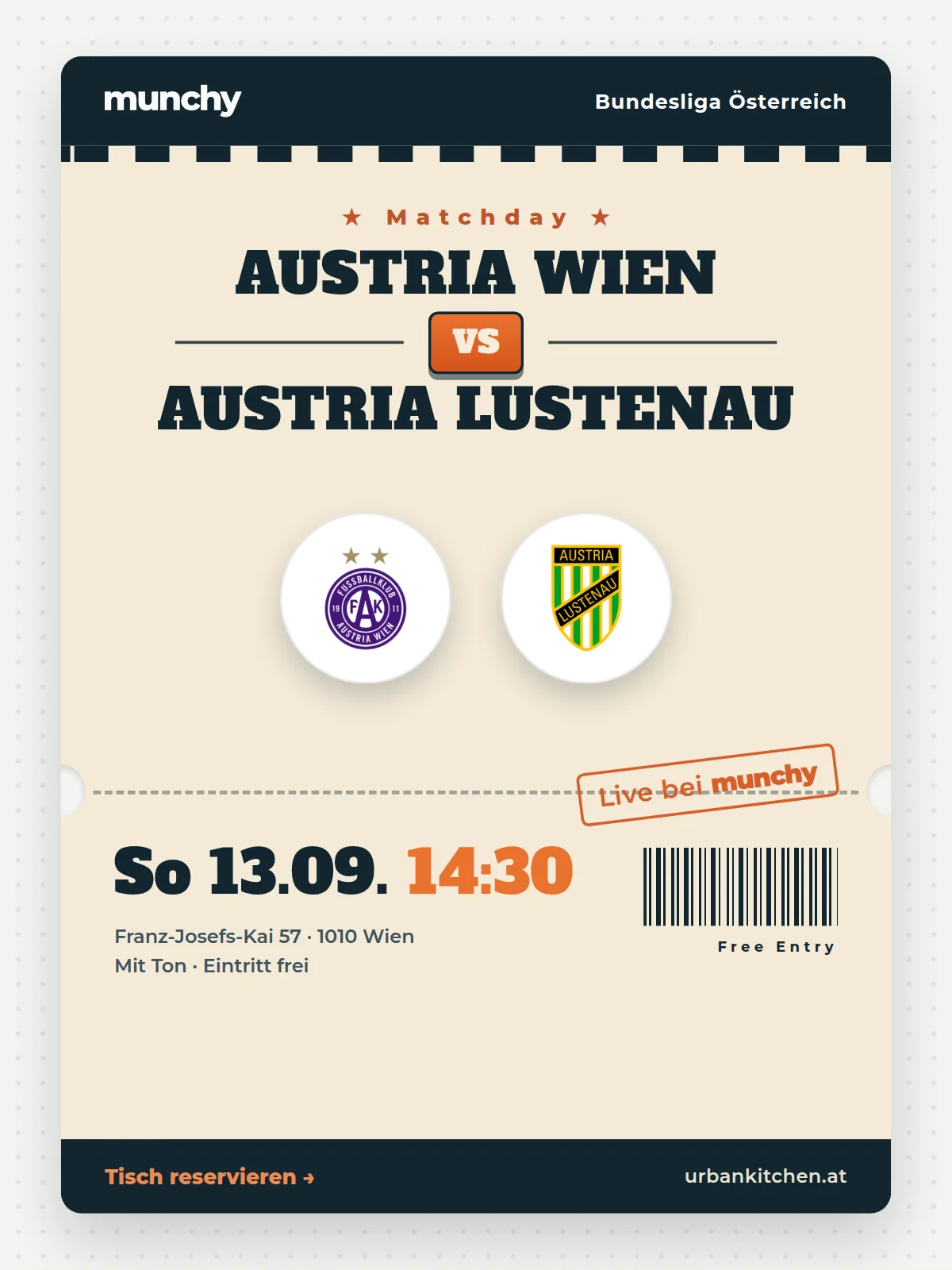 Eventposter Austria &ndash; Lustenau