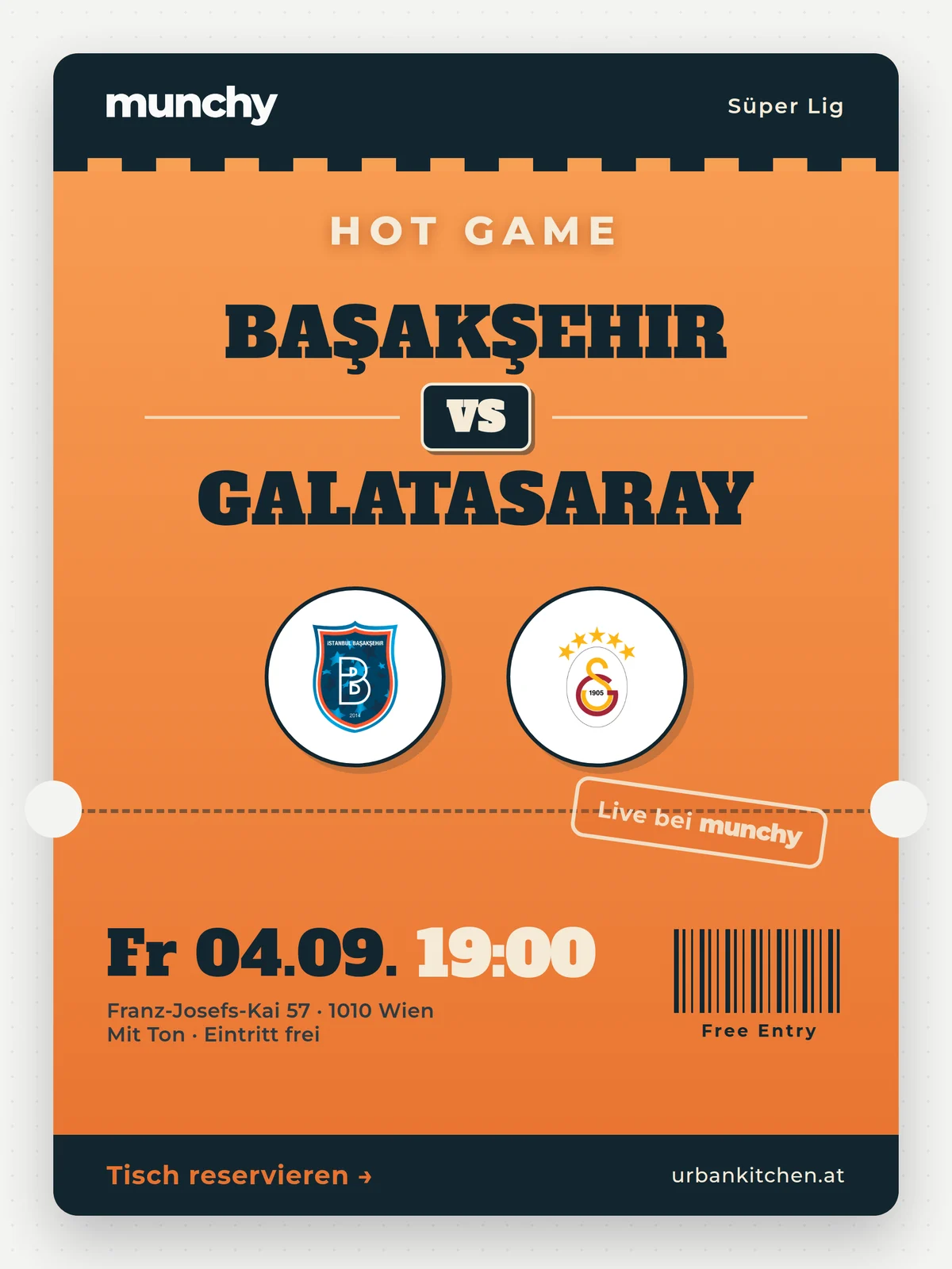 Eventposter Başakşehir &ndash; Galatasaray