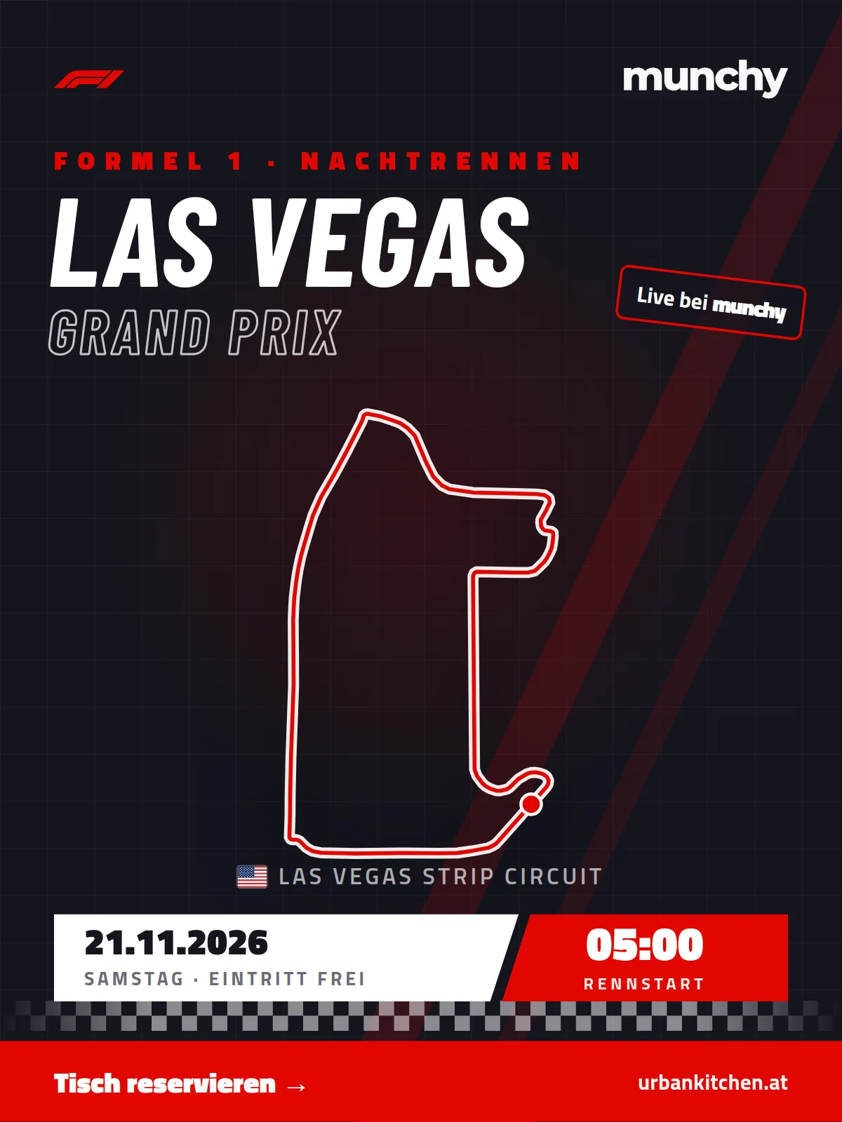 Formel 1 Las Vegas GP – Munchy Wien