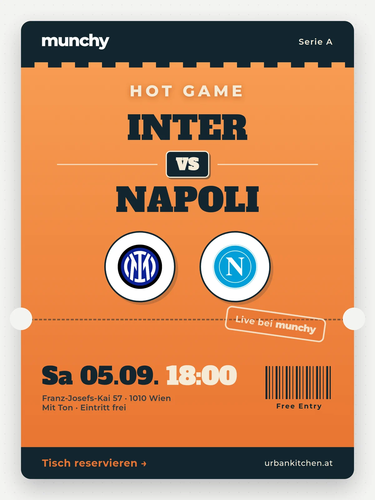 Eventposter Inter &ndash; Napoli
