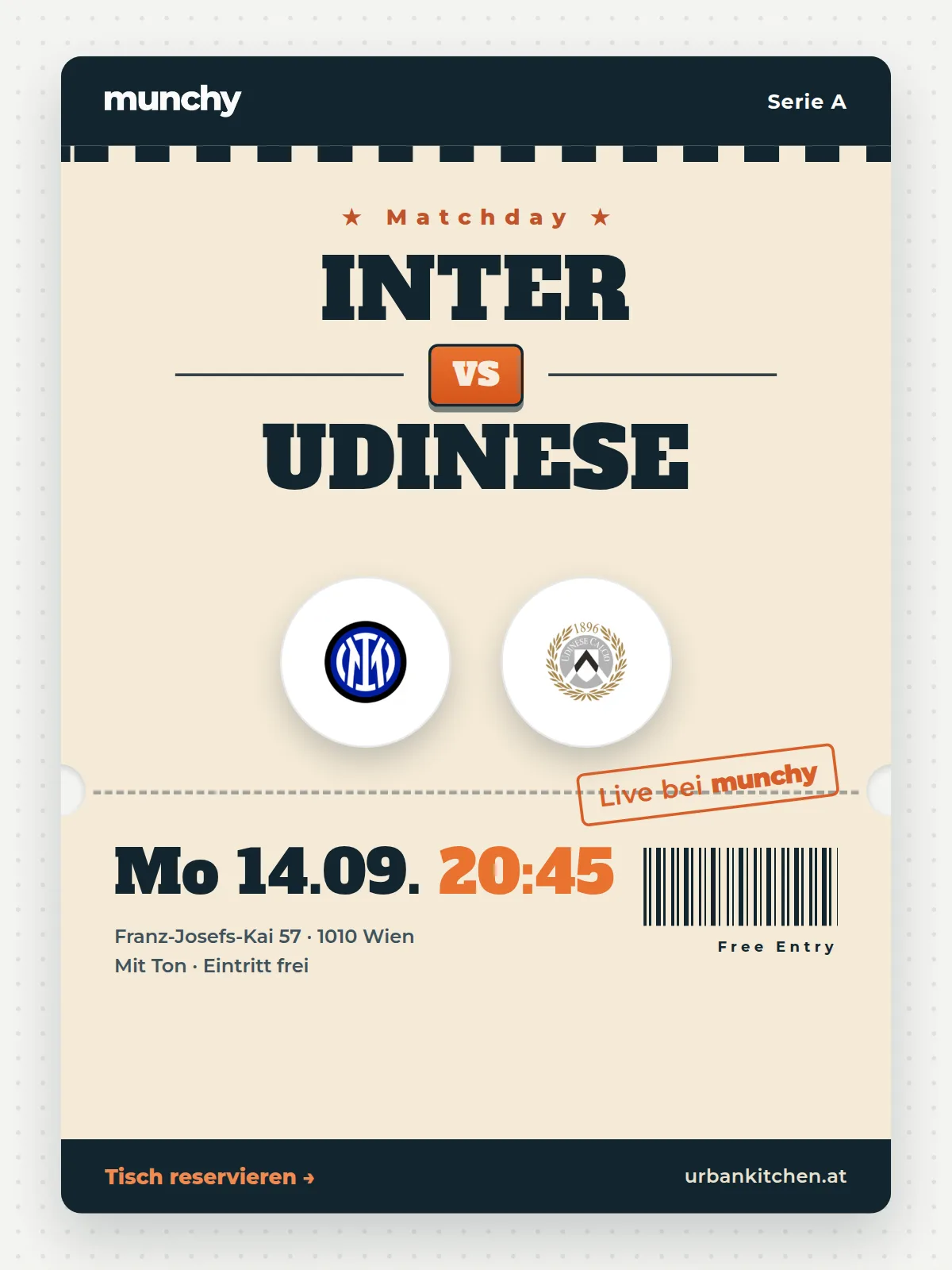 Eventposter Inter &ndash; Udinese