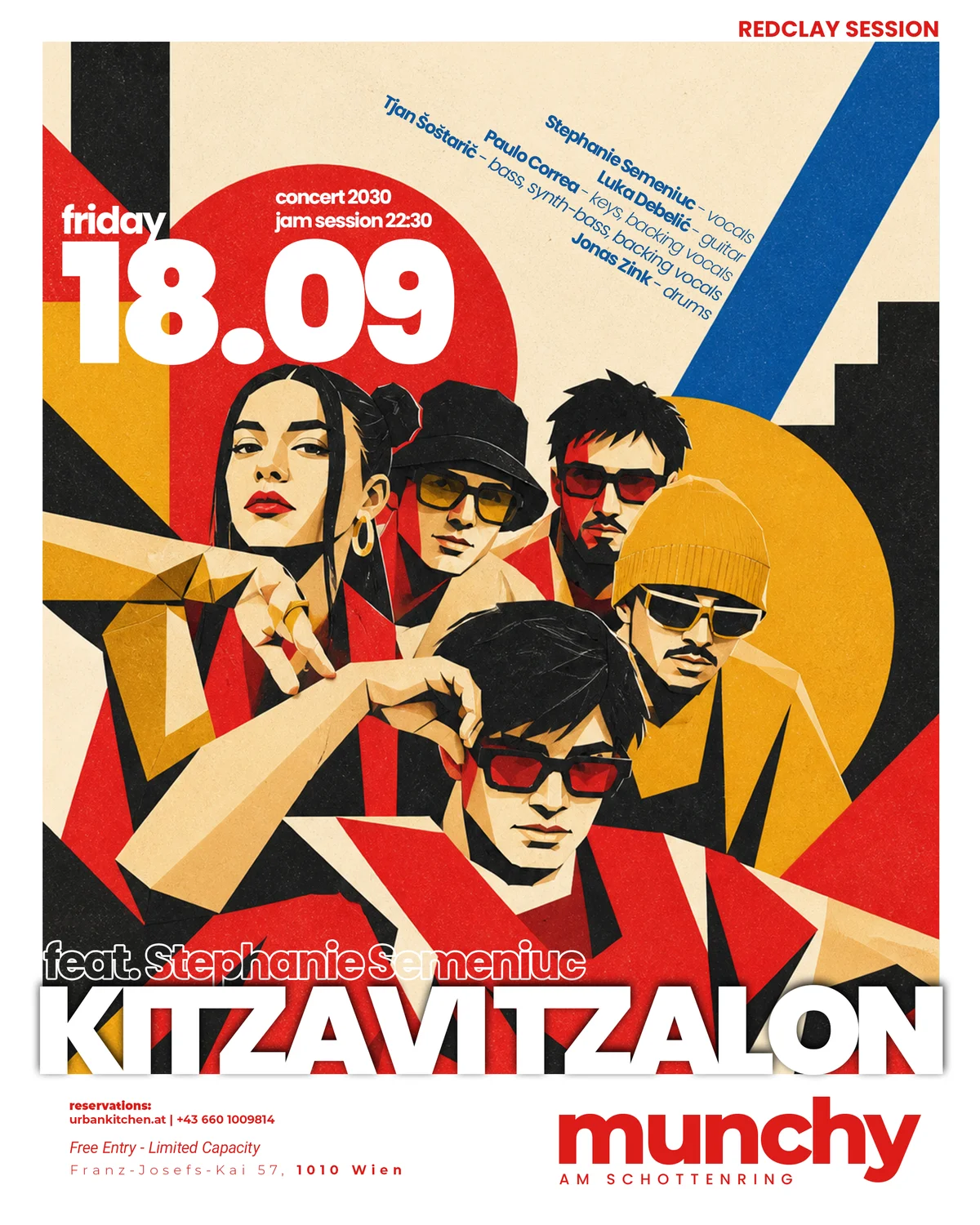 Eventposter Redclay Session mit Kitzavi Tzalon