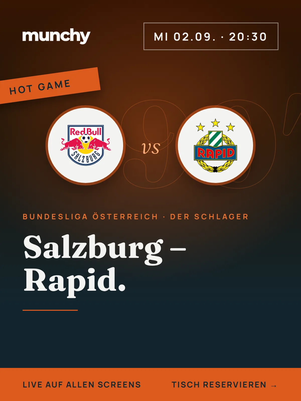 Eventposter Salzburg &ndash; Rapid Wien
