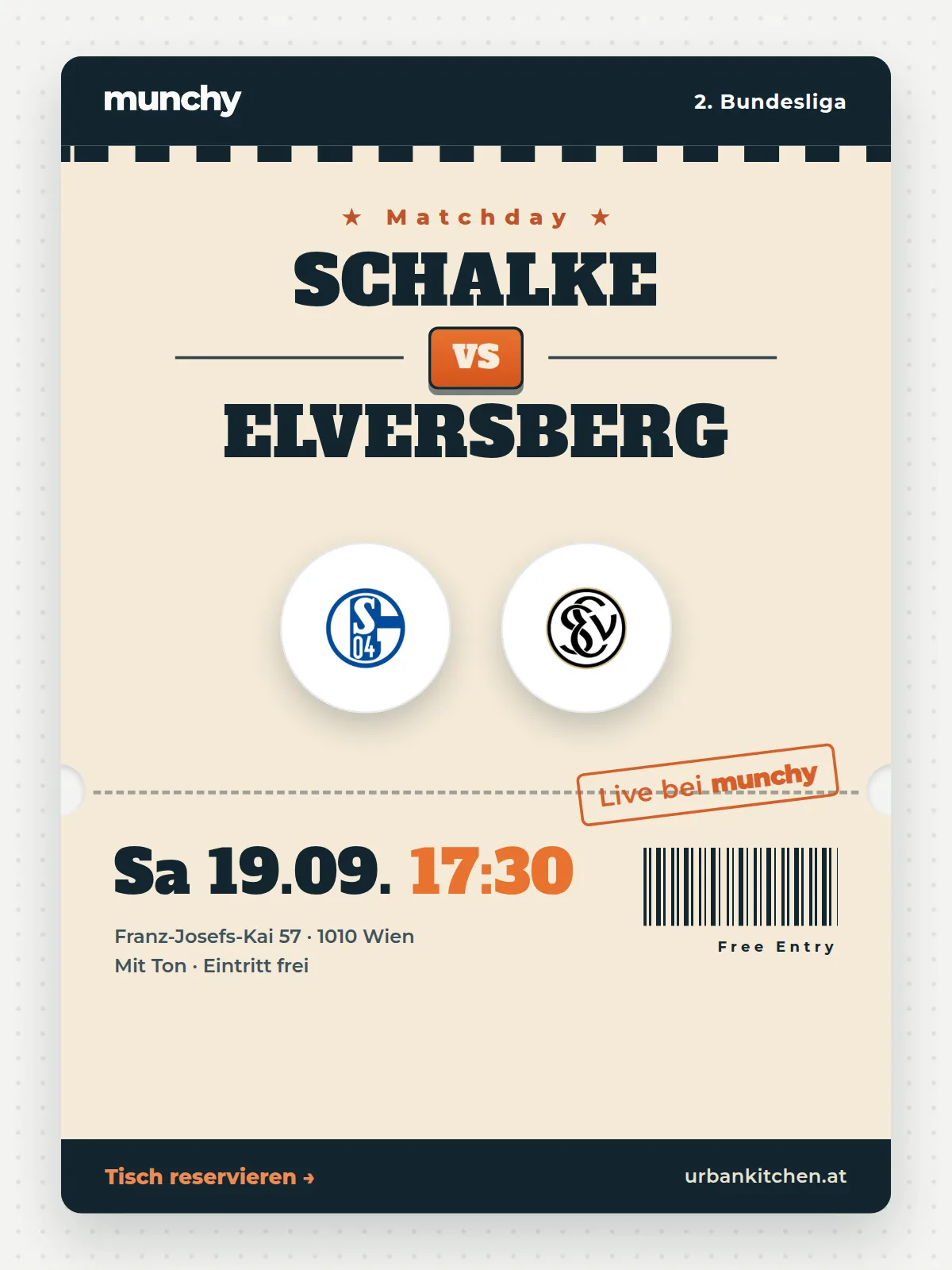 Eventposter Schalke &ndash; Elversberg