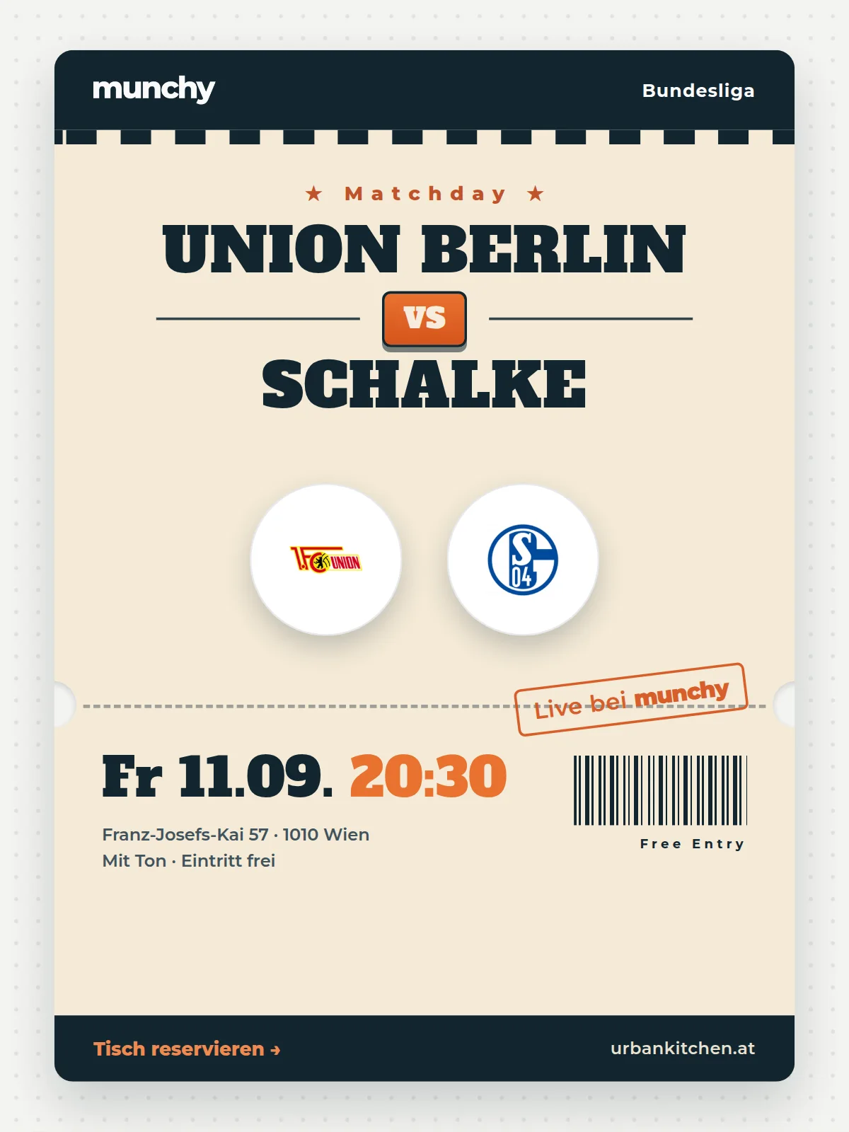 Eventposter Union Berlin &ndash; Schalke