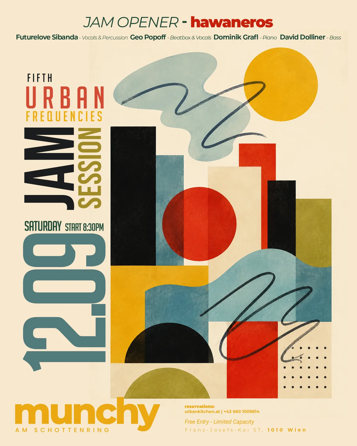 Eventposter 5th Urban Frequencies Jam Session