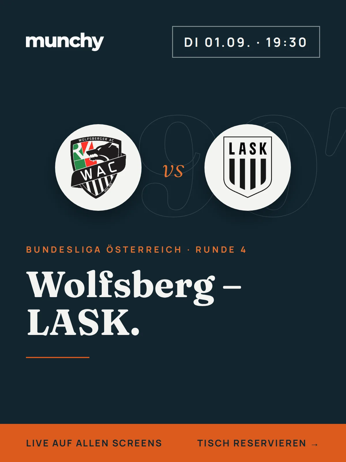 Eventposter Wolfsberger AC &ndash; LASK