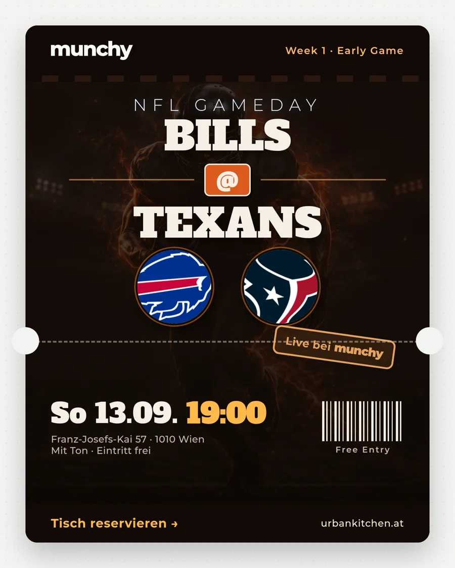 Bills @ Texans – NFL live im Munchy